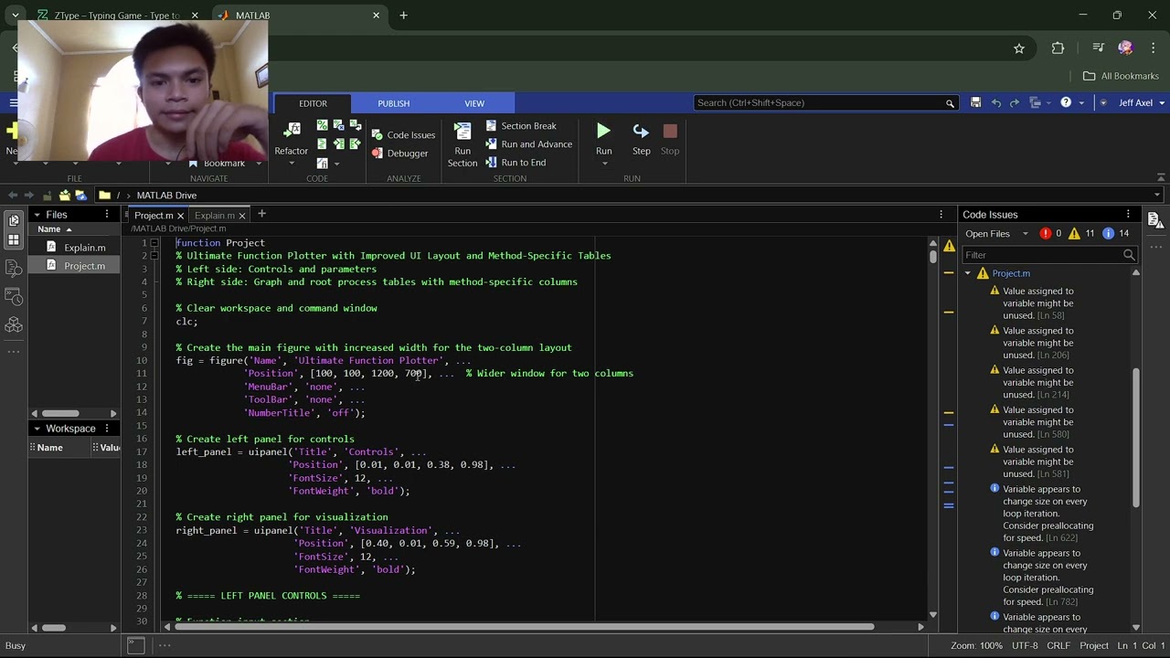 Numerical Method Matlab