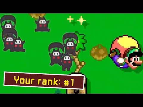 I GOT THE WORLD RECORD on the New NINJI SPEEDRUNS (Cape Mario Master)