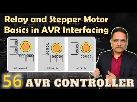 Relay and Stepper Motor Basics in AVR Interfacing ATmega32 AVRMicrocontroller AVRInterfacing