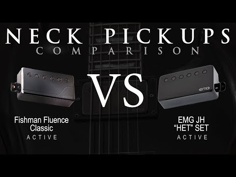 FISHMAN Fluence Classic vs EMG JH HET SET - Active NECK Pickup Guitar Comparison / Demo