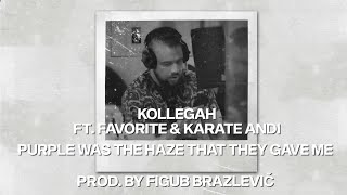 Kollegah - Purple Was The Haze That They Gave Me feat. Karate Andi &amp; Favorite (Lyric Video)