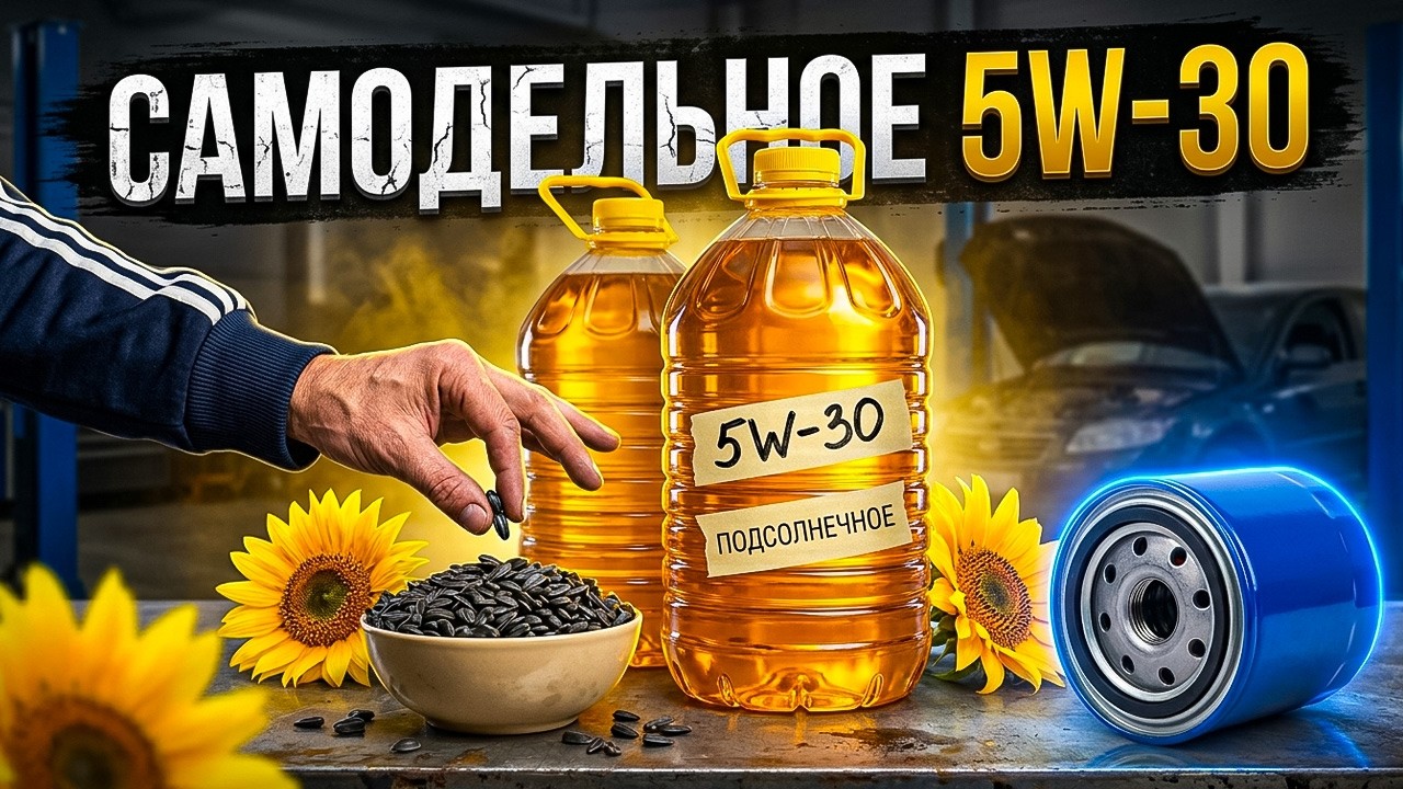 МАСЛО из СЕМЕЧЕК в МОТОР - ЧТО БУДЕТ?