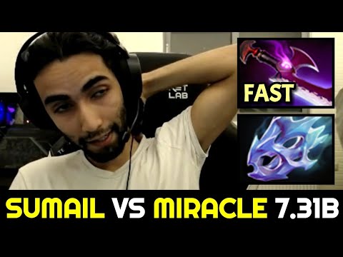 SUMAIL First time vs MIRACLE on 7.31b New Patch Dota 2