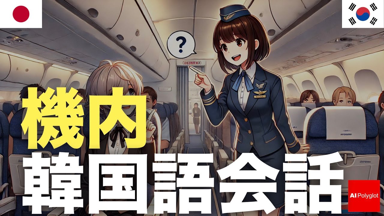 機内韓国語会話 | 旅行準備 | 習得必須 episode artwork