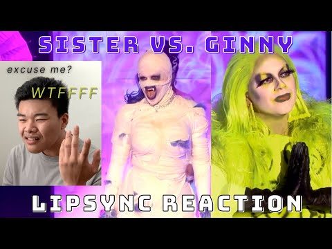 Ginny Lemon Vs. Sister Sister (Lipsync Reaction) + Elimination | Drag Race UK Season 2