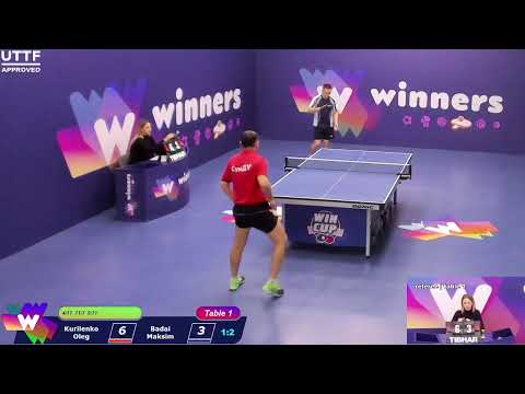 WINners CUP table 1  10.11   Kurilenko Oleg - Badai Maksim    13:30