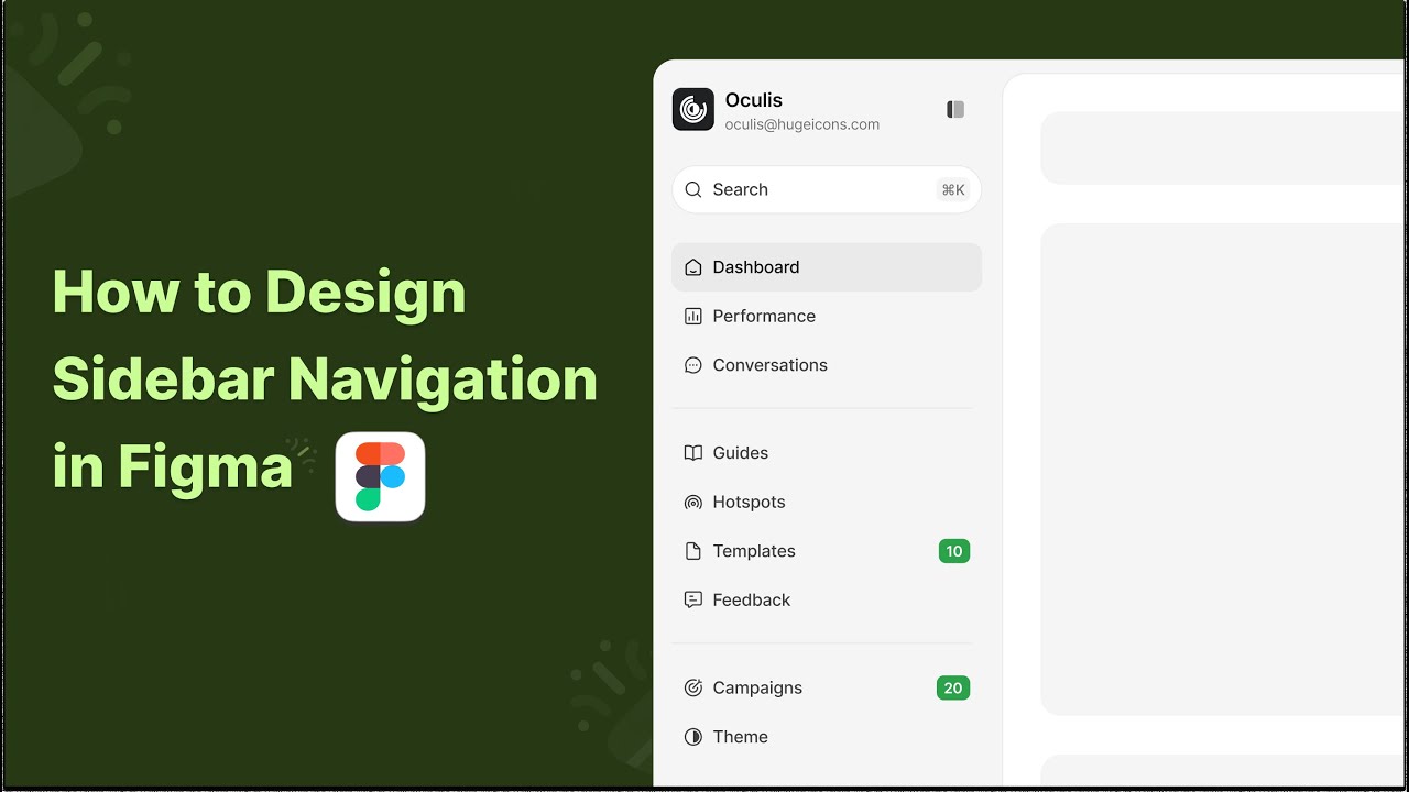 Figma tutorial sidebar navigation 2025