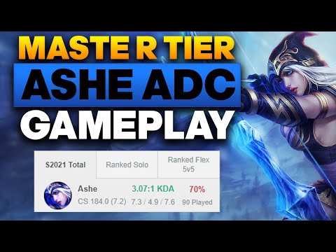 70% winrate Master Ashe ADC Gameplay
