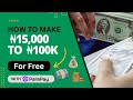 How to make money online | get 15,000 to 100,000 with Palmpay