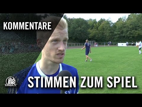 Die Stimmen zum Spiel (TuS Dassendorf - SV Halstenbek-Rellingen, Oberliga Hamburg) | ELBKICK.TV