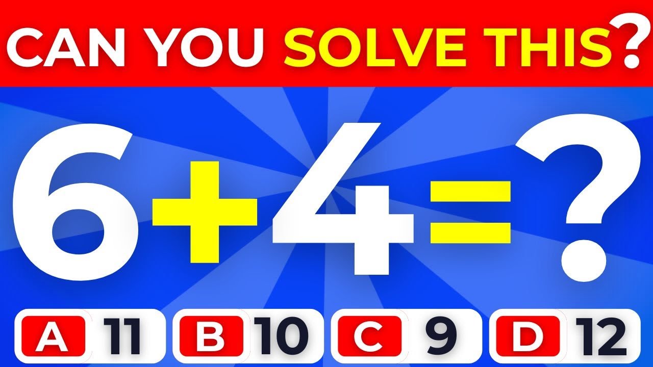 Math Quiz for Grade 1 | 20 Addition Quiz Exercises | Kids Quiz Win Win