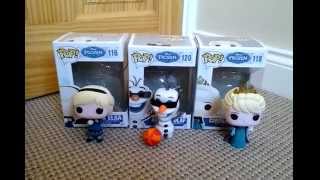 Disney Frozen Series 2 Funko POPs Summer Olaf, Coronation Elsa & Young Elsa Review
