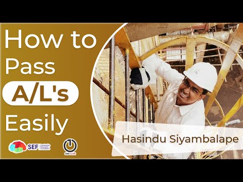 University of Moratuwa Engineer Explaining How to easily pass A/L's