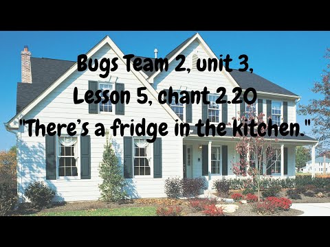 "There’s a fridge in the kitchen" Bugs Team 2, unit 3