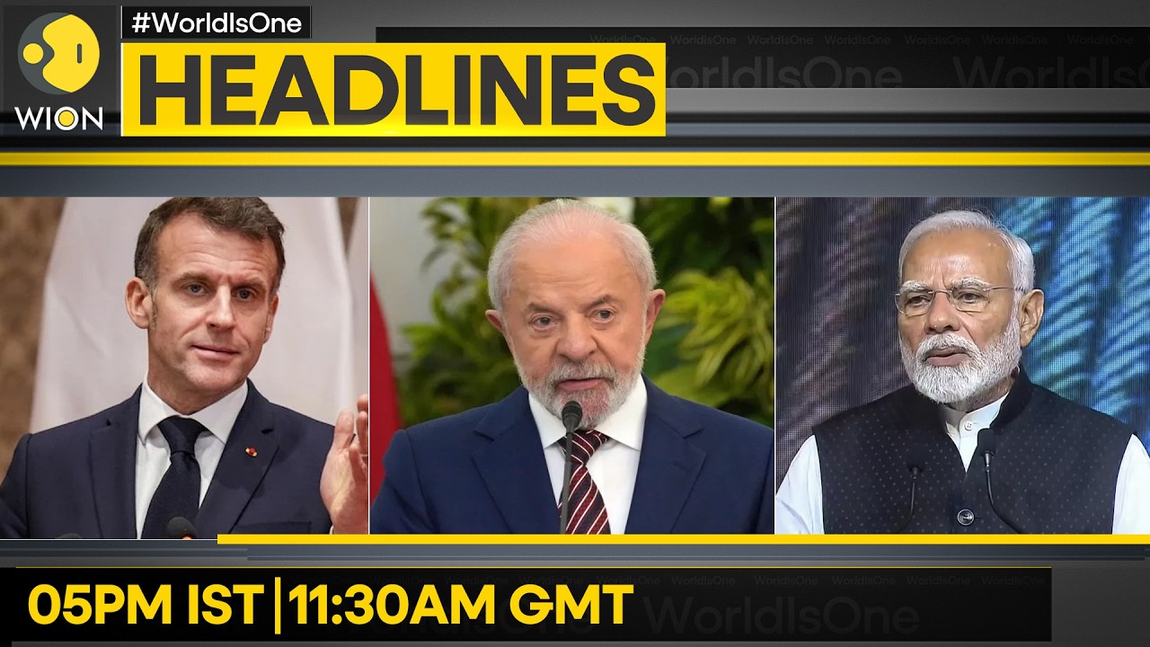 Macron: India Leads Global Innovation | Brazil's Lula Arrives in New Delhi | WION Headlines