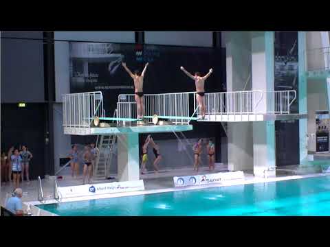 Synchro Girls+boys A+B 3m - Senet Diving Cup 2018