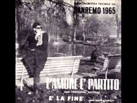 L'amore è partito - Francesco Battiato (Franco Battiato) - 1965, single