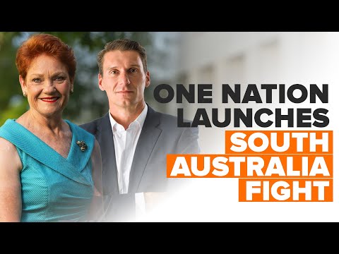 WATCH | Pauline Hanson introduces Cory Bernardi to the One Nation team in South Australia.
