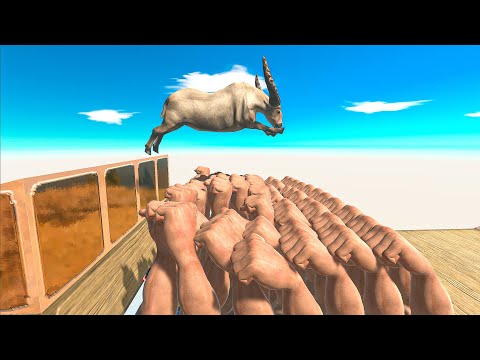 Jump Over the Punch Traps - Animal Revolt Battle Simulator