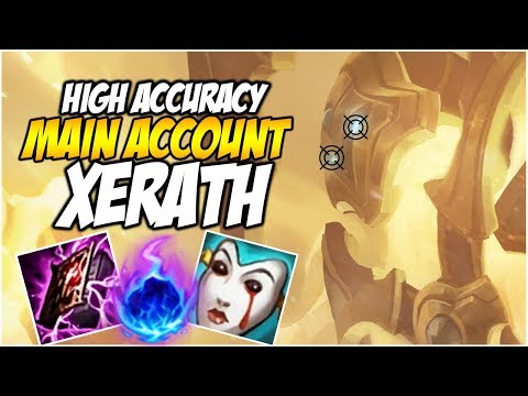 HIGH ACCURACY XERATH - Climb to Master S8 | League of Legends