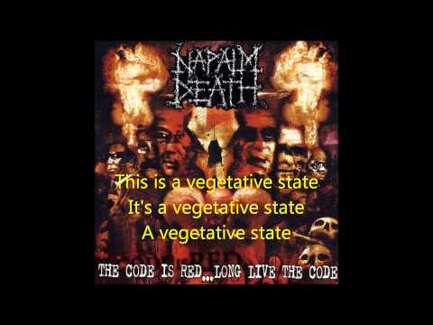 Vegetative State Napalm Death With Lyrics HD