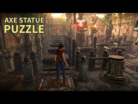 Uncharted The Lost Legacy - Axe Trial Puzzle Solutions - Flawless Gauntlet Trophy Guide