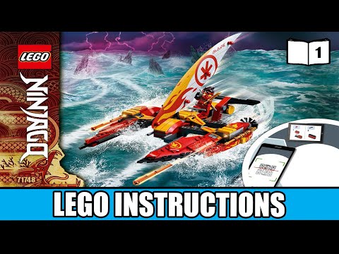 Конструктор LEGO Ninjago «Морская битва на катамаране» 71748 / 780 деталей