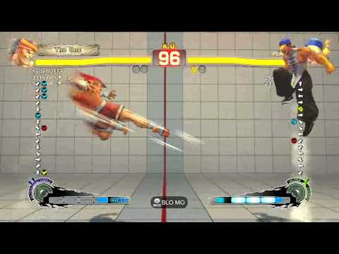 SSF4 AE Adon (hydeBUFFY) vs Yun (HuYooMi) Japanese Ranking Match