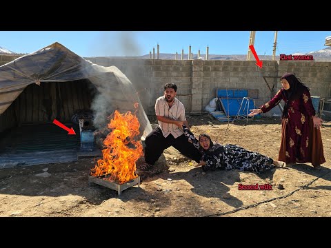 Love or hate: Husband's dangerous action against second lady due to tension with first lady 