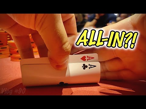 Facing All-In with Pocket Aces | Poker Vlog #90