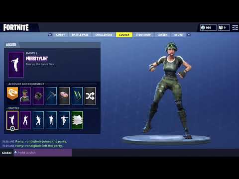 FORTNITE FREESTYLIN EMOTE! (1 HOUR)