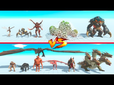 Alien Exotica vs Fantasy - Animal Revolt Battle Simulator