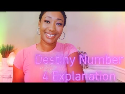 EXPRESSION/DESTINY NUMBER 4 ⭐️🌙 INFORMATIONAL VIDEO #numerology