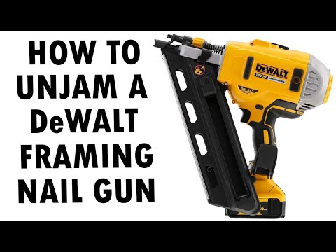 How To UnJam a Dewalt Framing Nailgun