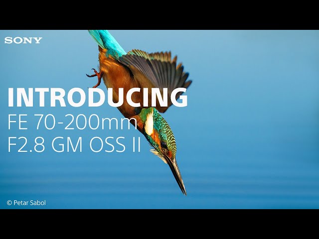 Vidéo SONY FE 70-200 mm f/2,8 G Master OSS II