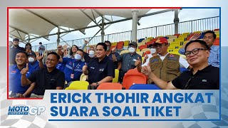 Erick Thohir Angkat Bicara soal Tiket MotoGP Mandalika, Optimis Tahun Depan Naik 3 Kali Lipat