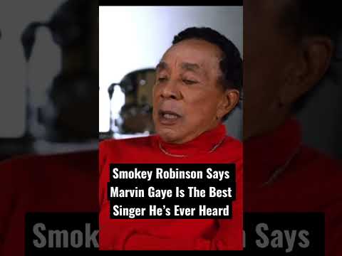 Smokey Robinson Says Marvin Gaye Is The Best Singer He’s Ever Heard #smokeyrobinson #marvingaye #fyp