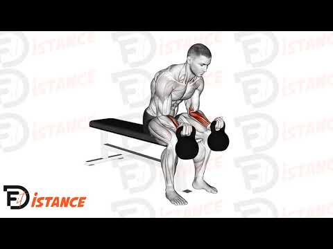 Exercice Curl de poignet avec kettlebell