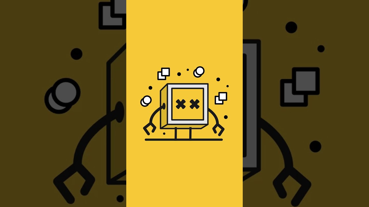 Cute monitor robot vector illustration