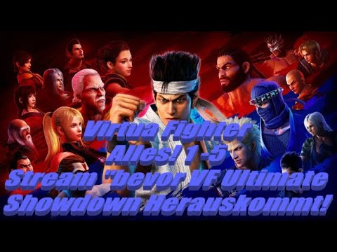 Alle Virtua Fighter Spiele 1 - 5 Sega Saturn, Dreamcast, PS2 und 3!Stream auf Deutsch