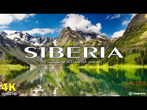 FLYING OVER SIBERIA (4K UHD) - Relaxing Music Along With Beautiful Nature Videos - 4K Video HD