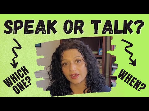 Learn English: Speak or Talk? Meaning, Differences, Specific usage, Idiomatic Phrases | Bakul Soman