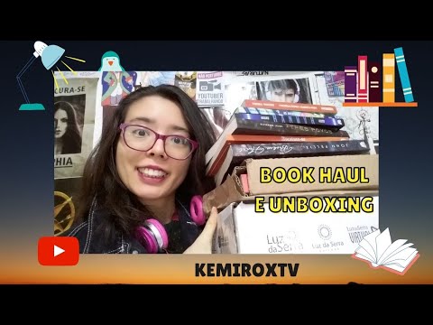 BOOK HAUL E UNBOXING EM SETEMBRO | Kemiroxtv