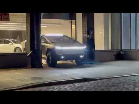 Elon Musk Tesla Cyber Truck At NYC Video Footage#Cybertruck#ElonMusk#Tesla#SpaceX#NYC