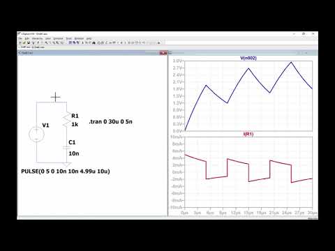 LTspice Einführung - Teil 2 - Transienten Analyse und Waveform Viewer