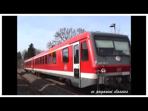Aus und vorbei: Dieselbetrieb Heilbronn - Heidelberg mit 218+Silberlingen und 628 in 2007