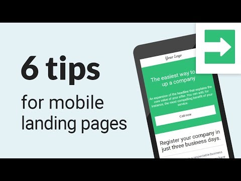 6 tips for mobile landing pages | Pagewiz logo