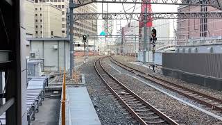 ６８１系＋６８３系　特急サンダーバード３１号　大阪駅発車
