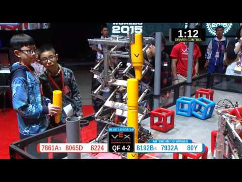 2015 VRC-MS Oppo QF4-2 -  (7861A 8192B) 77-Opportunity Div-VRC Middle School-VEX Worlds 2015