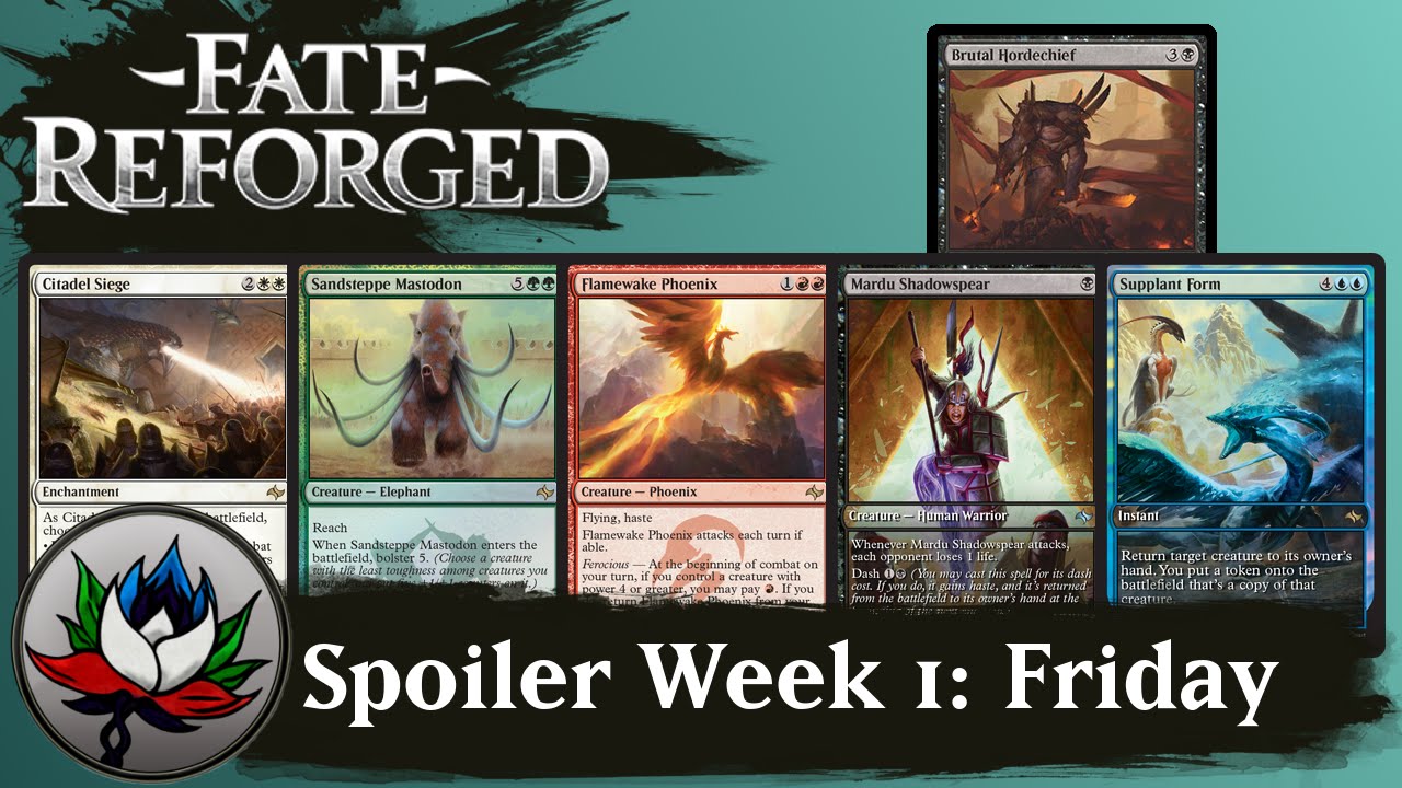 Fate Reforged Spoilers: Flamewake Phoenix, Brutal Hordechief, Game Day Promos, and more!